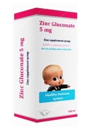 شربت زینک گلوکونات 5