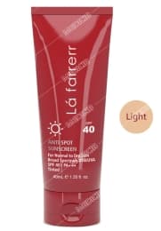کرم ضد آفتاب و ضد لک رنگی مخصوص پوست های خشک و معمولی رنگ روشن SPF40
