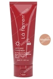 کرم ضد آفتاب و ضد لک رنگی مخصوص پوست های خشک و معمولی رنگ متوسط SPF40