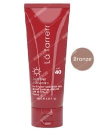 ضد آفتاب و ضدلک رنگی پوست های چرب و مستعد آکنه رنگ برنزه SPF40