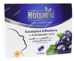 آبنبات سرد مکیدنی با طعم بلوبری