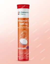 قرص جوشان ویتامین ث 1000 میلی‌گرم با طعم زعفران