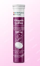 قرص جوشان ویتامین ث 500 + زینک با طعم گیلاس