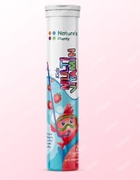 قرص جوشان مولتی ویتامین کودکان با طعم توت فرنگی