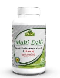 مولتی دیلی آلفا ویتامینز(120 عددی)