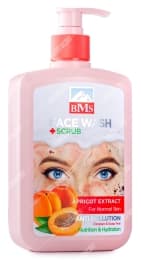 ژل شستشوی صورت اسکراب زردآلو بی ام اس