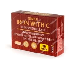 قرص پیوسته رهش آهن و ویتامین سی