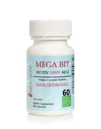 مگابیت بیوتین 10000 میکروگرم