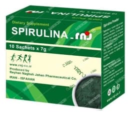 پودر اسپیرولینا آر ان جی 10عدد ساشه