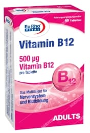 ویتامین ب12 یوروویتال 500 میکروگرم