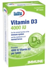 ویتامین د3 یوروویتال 4000 واحدی