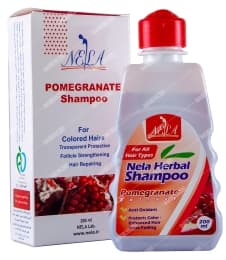شامپو حاوی عصاره انار نلا