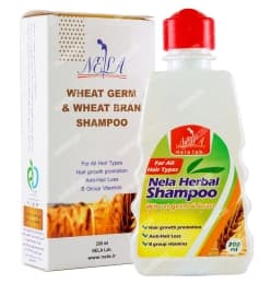 شامپو نلا حاوی سبوس و جوانه گندم