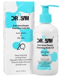 ژل ضد آکنه و پاک کننده بدن دکتر سام