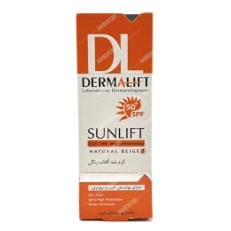 کرم ضد آفتاب پوست چرب SPF50 سان لیفت (بژ طبیعی)