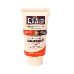 کرم ضد آفتاب فاقد چربی پوشش کرم پودر SPF30 (بژ روشن)