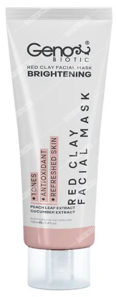 ماسک خاک رس قرمز ژنوبایوتیک