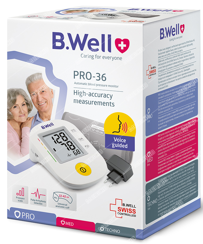 فشارسنج دیجیتال بی ول مدل PRO-36