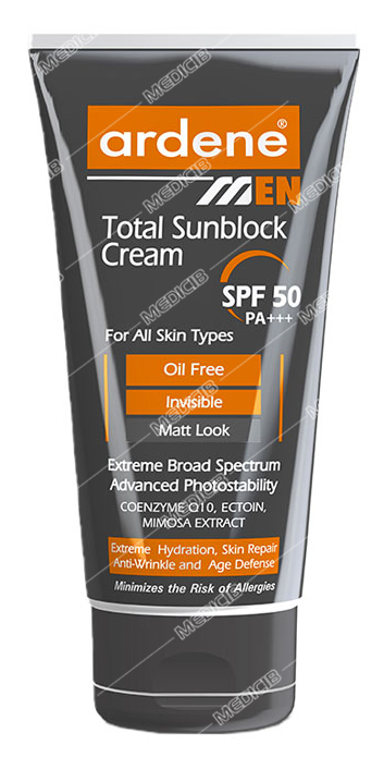 کرم ضد آفتاب آقایان SPF50 آردن