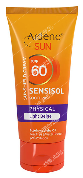 کرم ضد آفتاب سنسی سول SPF60 فیزیکال آردن سان