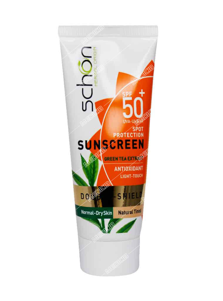 ضد آفتاب دابل شیلد SPF50(طبیعی) شون