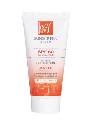 کرم ضد آفتاب فاقد چربی رنگی SPF60 مای