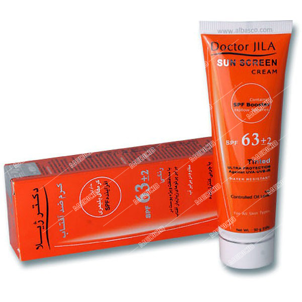 کرم ضد آفتاب SPF63(رنگی) دکترژیلا