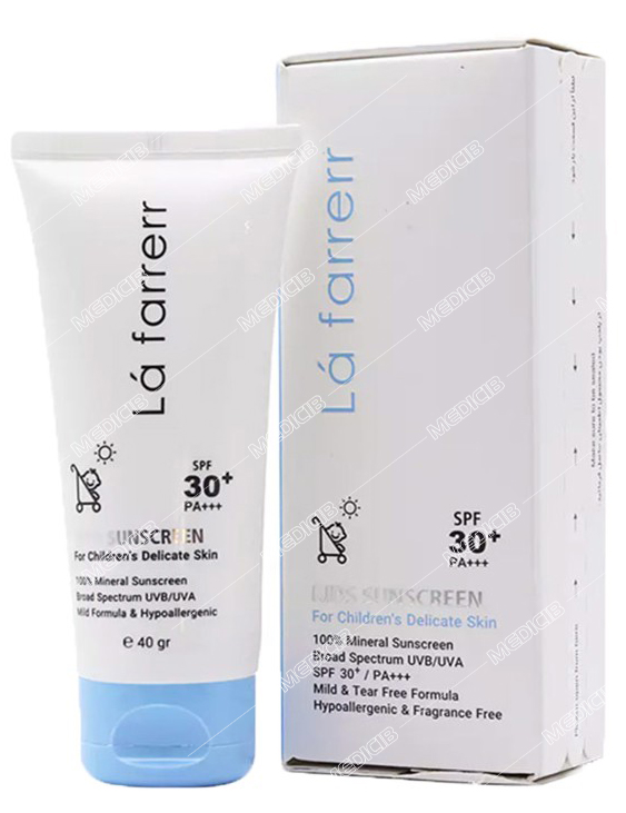 کرم ضد آفتاب مینرال کودکان SPF30 پسرانه لافارر