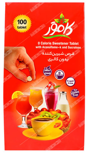 قرص شیرین کننده ساشه ای سوکرالوز و آسه سولفام