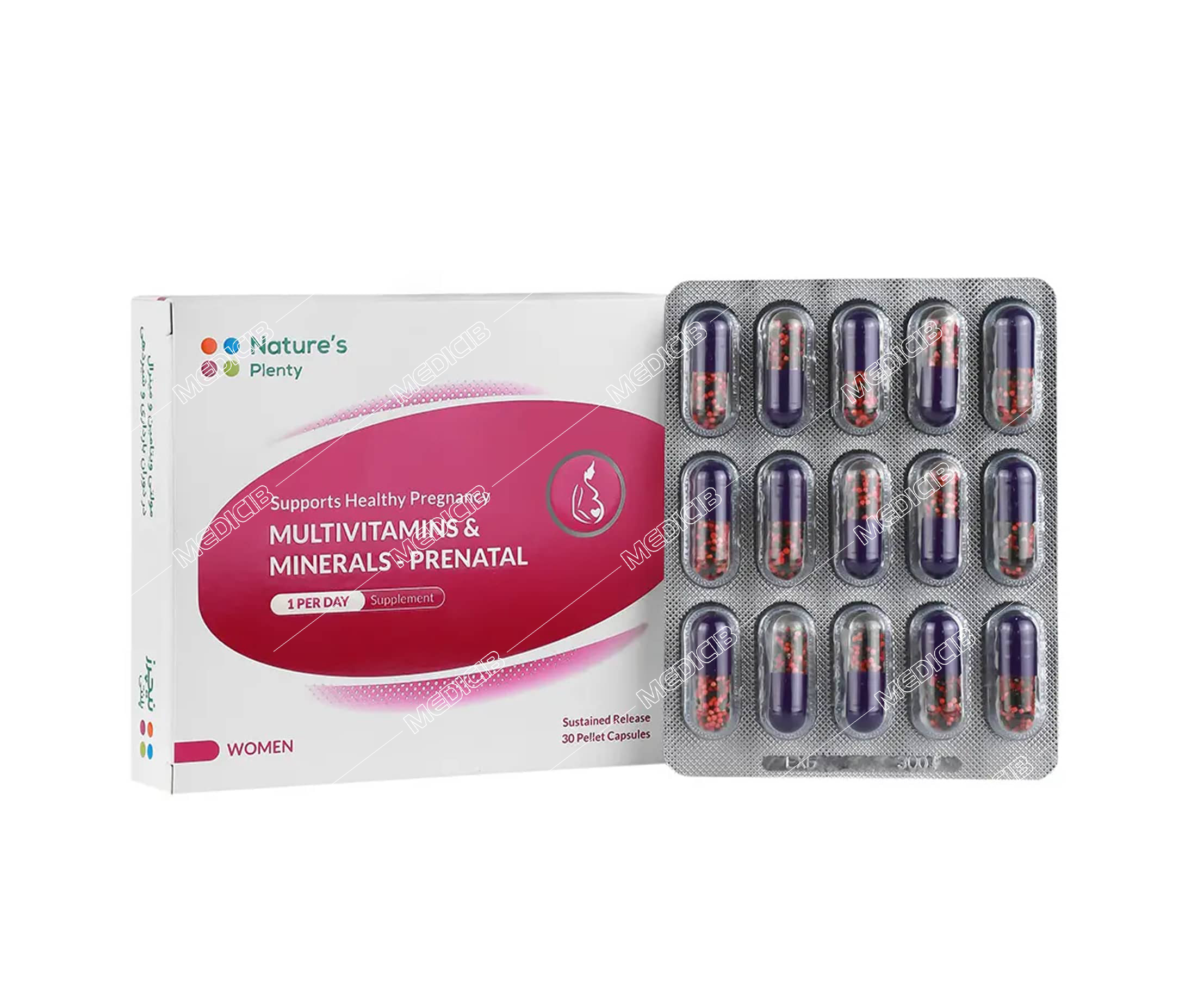 مولتی ویتامین و مینرال در بارداری و شیردهی (60 عددی)